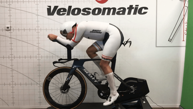 Bikefit bij Velosomatic op de tijdritfiets