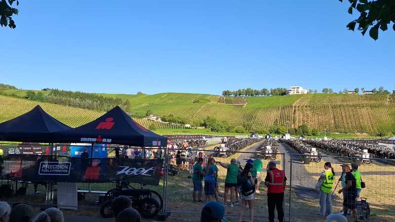 T1 zone Ironman 70.3 Luxembourg